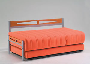 Double Sofa Bed Simphonia Orange